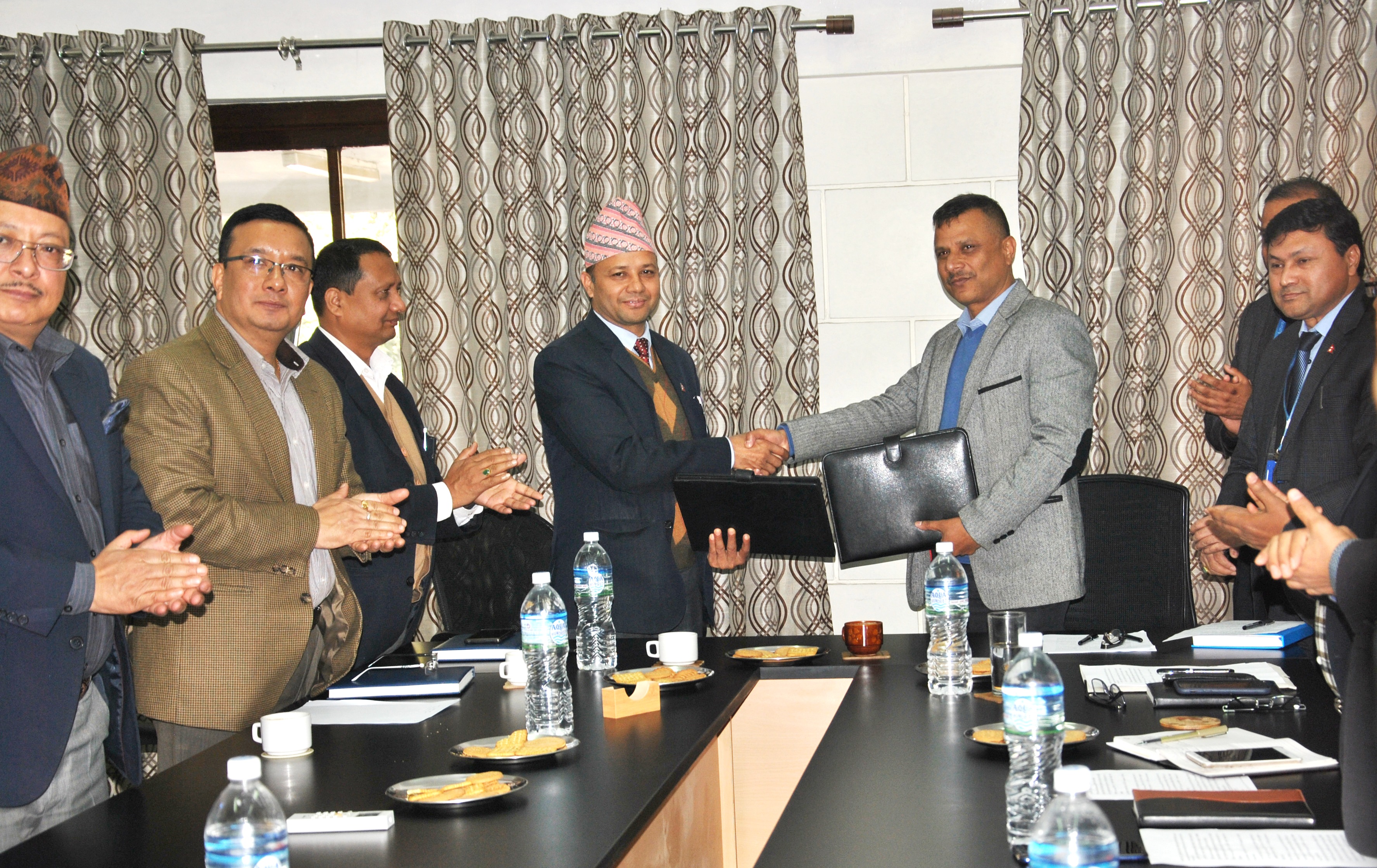 नेपाल टेलिकम र दूरसञ्चार प्राधिकरणबीच सम्झौता